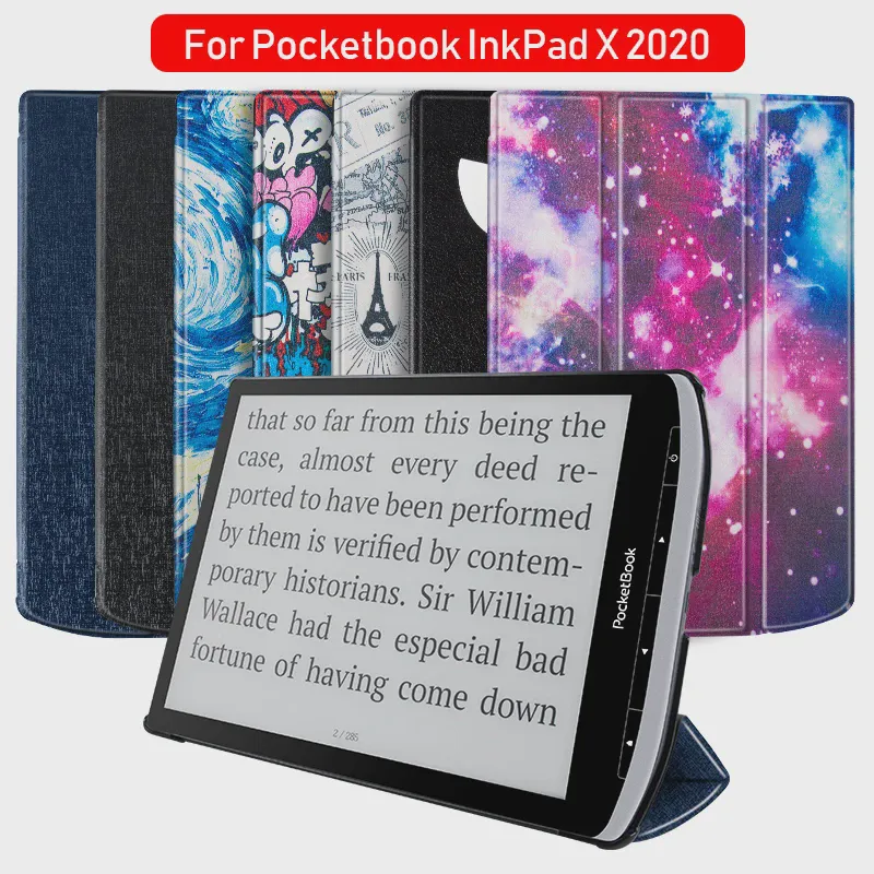 Чехол для электронной книги Pocketbook InkPad X, чехол для электронной книги Pocketbook InkPad X 10,3 дюйма 2020, чехол для электронной книги, складная подставка +... (art.: 3a38d29ab3a)-0