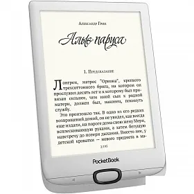 Электронная книга 6" PocketBook 616 Matte Silver, серая