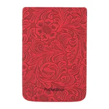 Чехол для PocketBook 616/627/632 красный с узорами (HPUC-632-R-F)