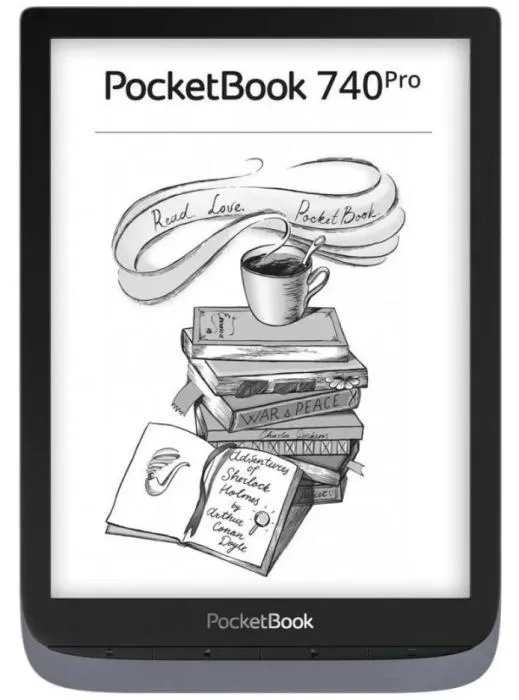 Электронная книга 7.8" PocketBook 740 Pro 1872×1404/E-Ink Carta/16GB/Metallic Grey